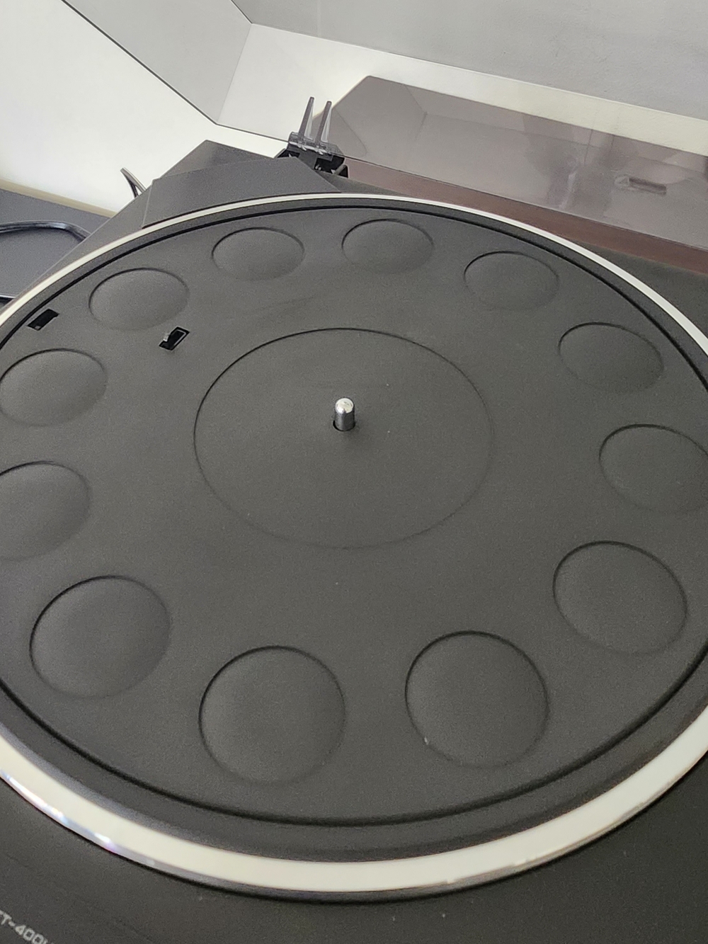 Yamaha TT-400U Turntable Platter w/ Original Rubber Mat – Natural Sound
